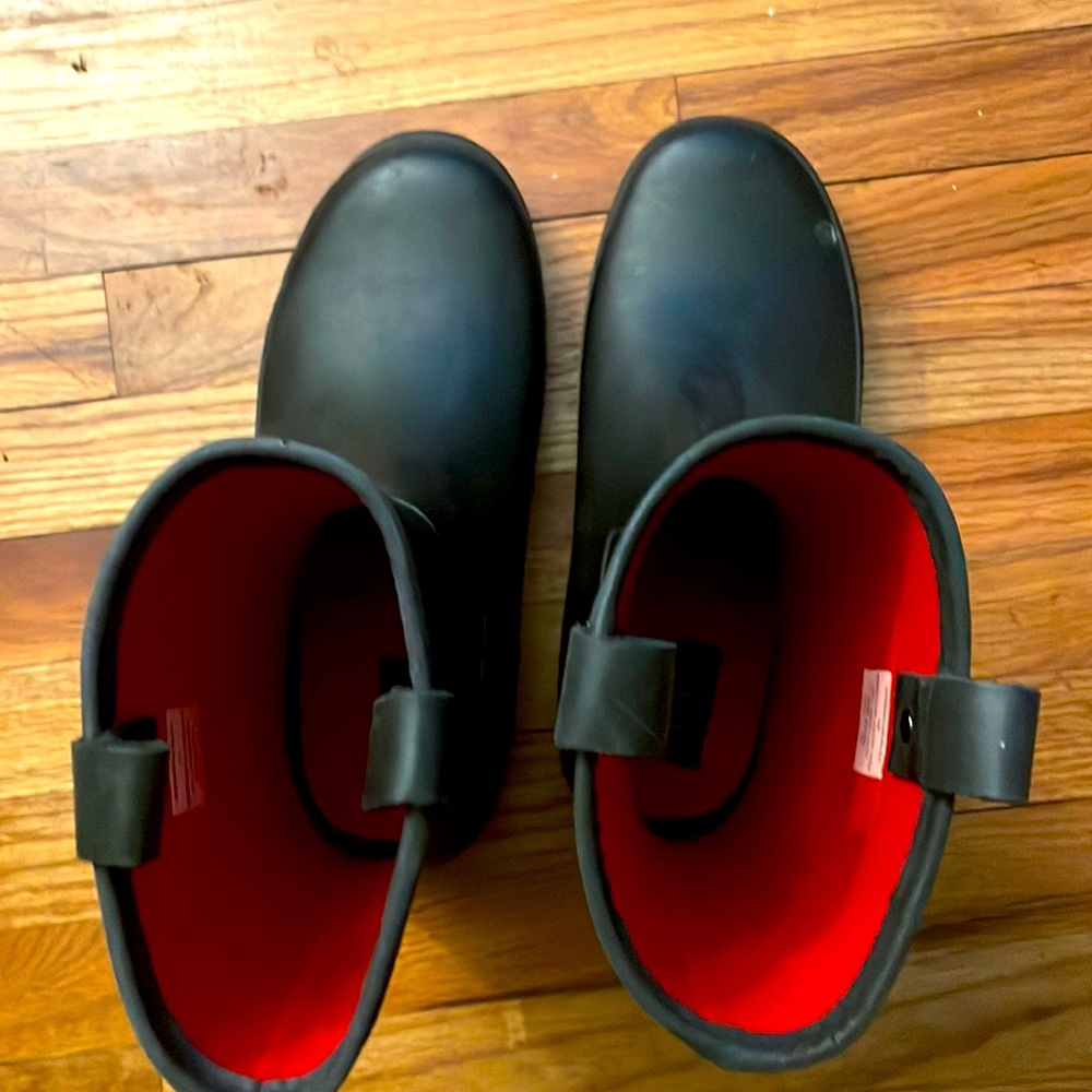 Black Polo by Ralph Rubber boots 12